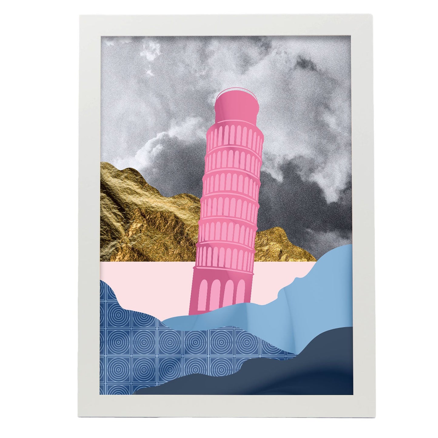 Leaning Tower of Pisa-Artwork-Nacnic-A3-Marco Blanco-Nacnic Estudio SL