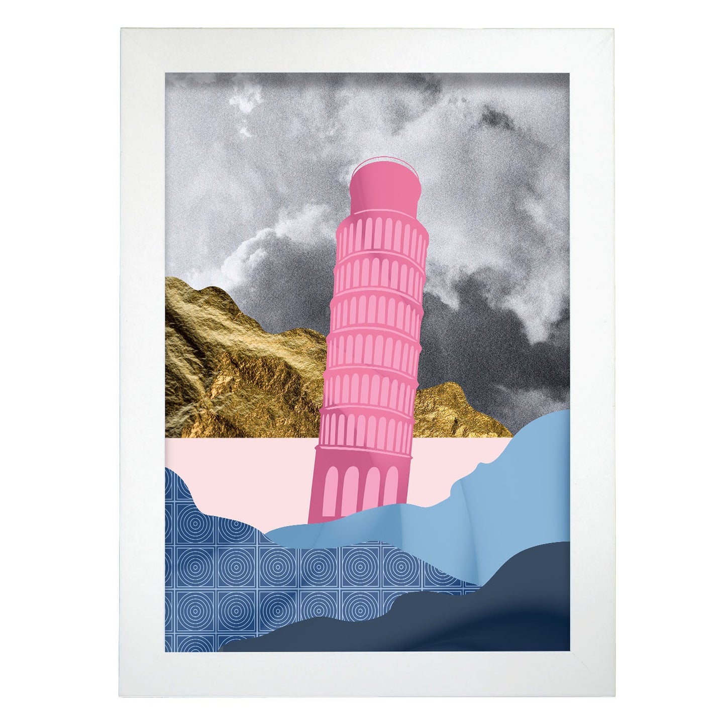 Leaning Tower of Pisa-Artwork-Nacnic-A4-Marco Blanco-Nacnic Estudio SL
