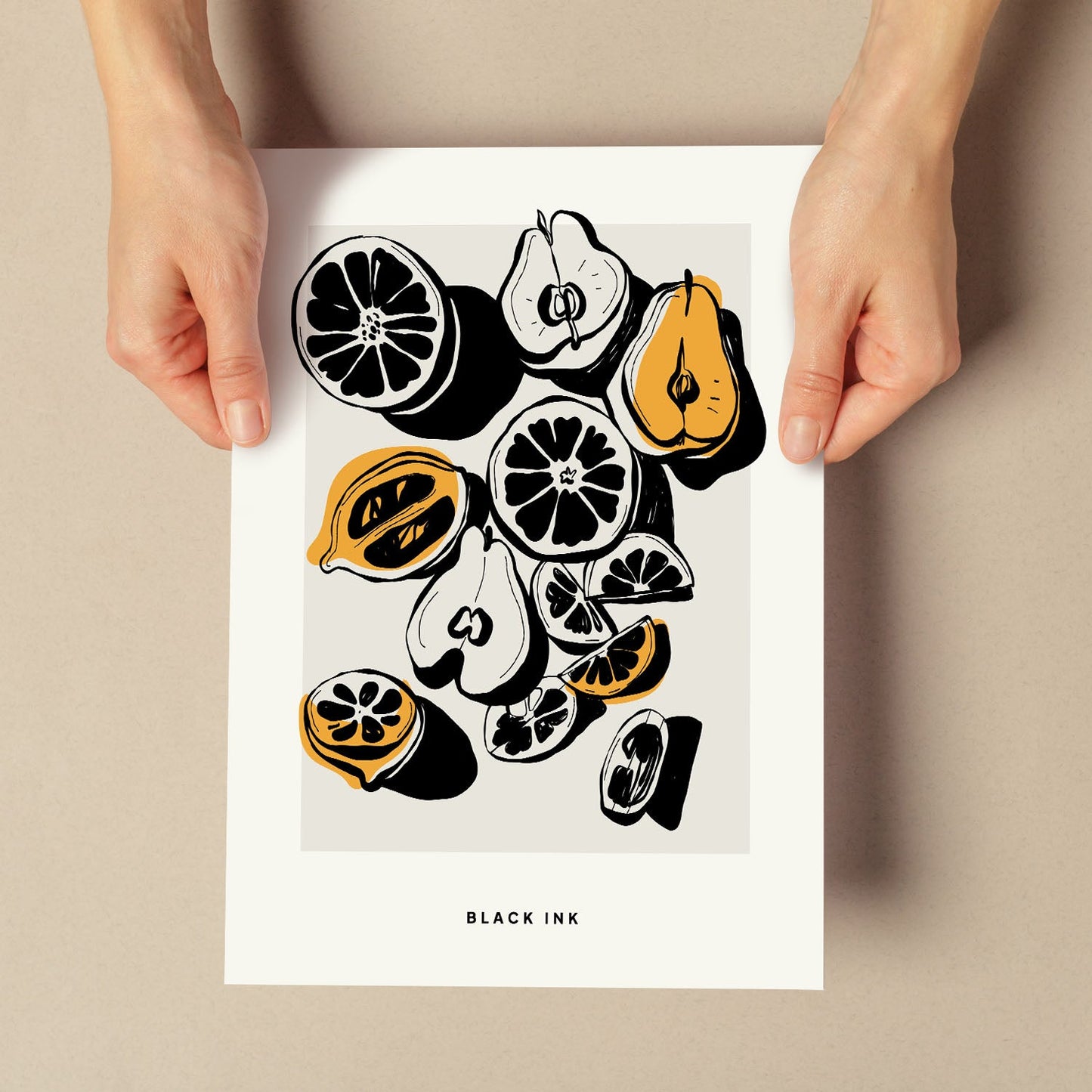 Lemons and Pears-Artwork-Nacnic-Nacnic Estudio SL
