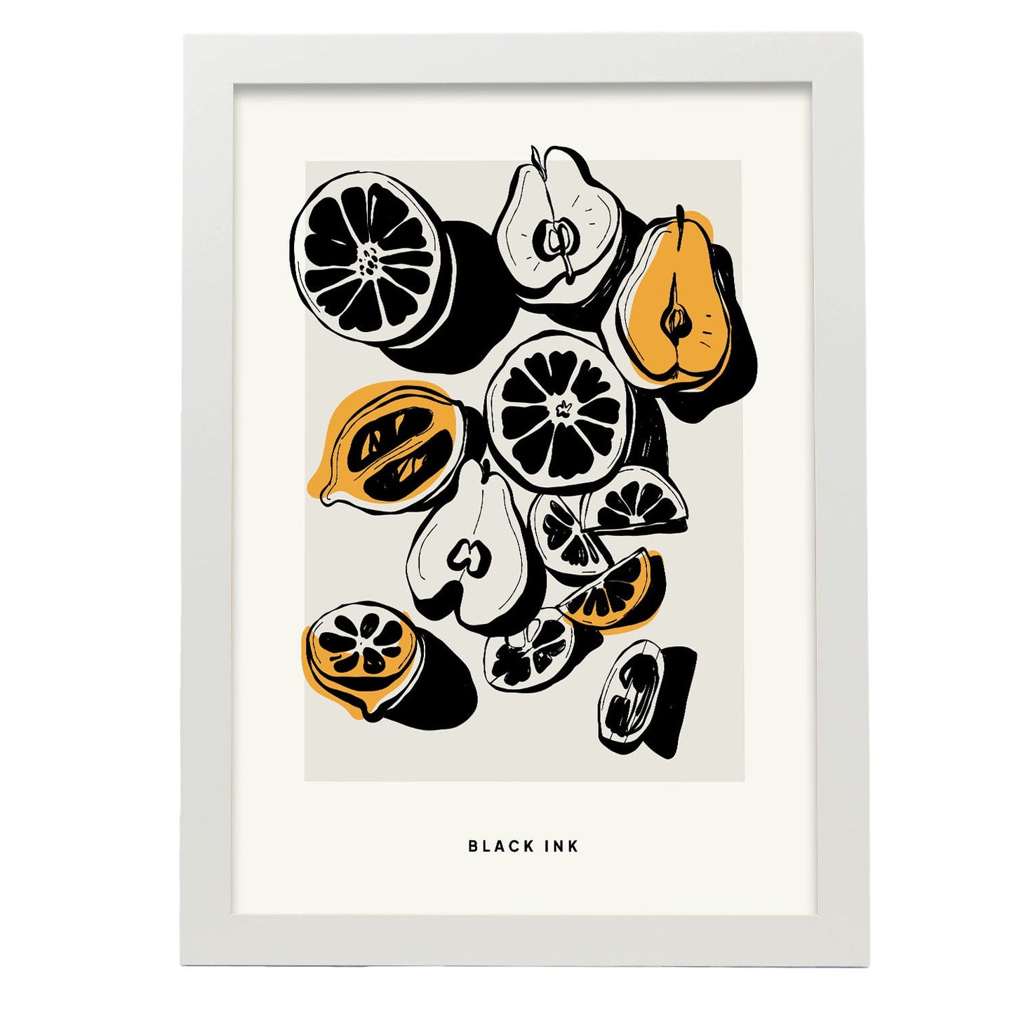 Lemons and Pears-Artwork-Nacnic-A3-Marco Blanco-Nacnic Estudio SL