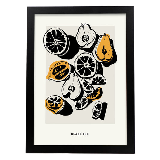 Lemons and Pears-Artwork-Nacnic-A3-Sin marco-Nacnic Estudio SL