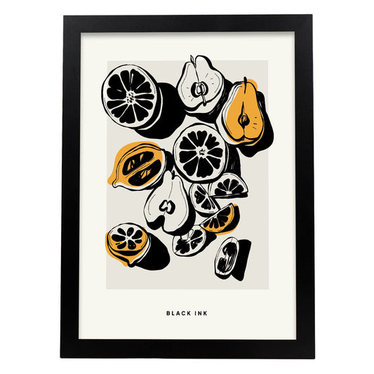 Lemons and Pears-Artwork-Nacnic-A3-Sin marco-Nacnic Estudio SL