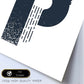 Letra P con bosque y montañas. Naturaleza.Posters de letras con diseño.-Artwork-Nacnic-Nacnic Estudio SL