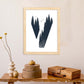 Letra V con bosque y pajaros. Naturaleza.Posters de letras con diseño.-Artwork-Nacnic-Nacnic Estudio SL