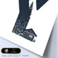 Letra Y con bosque y cabaña. Naturaleza.Posters de letras con diseño.-Artwork-Nacnic-Nacnic Estudio SL