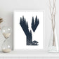 Letra Y con bosque y cabaña. Naturaleza.Posters de letras con diseño.-Artwork-Nacnic-Nacnic Estudio SL