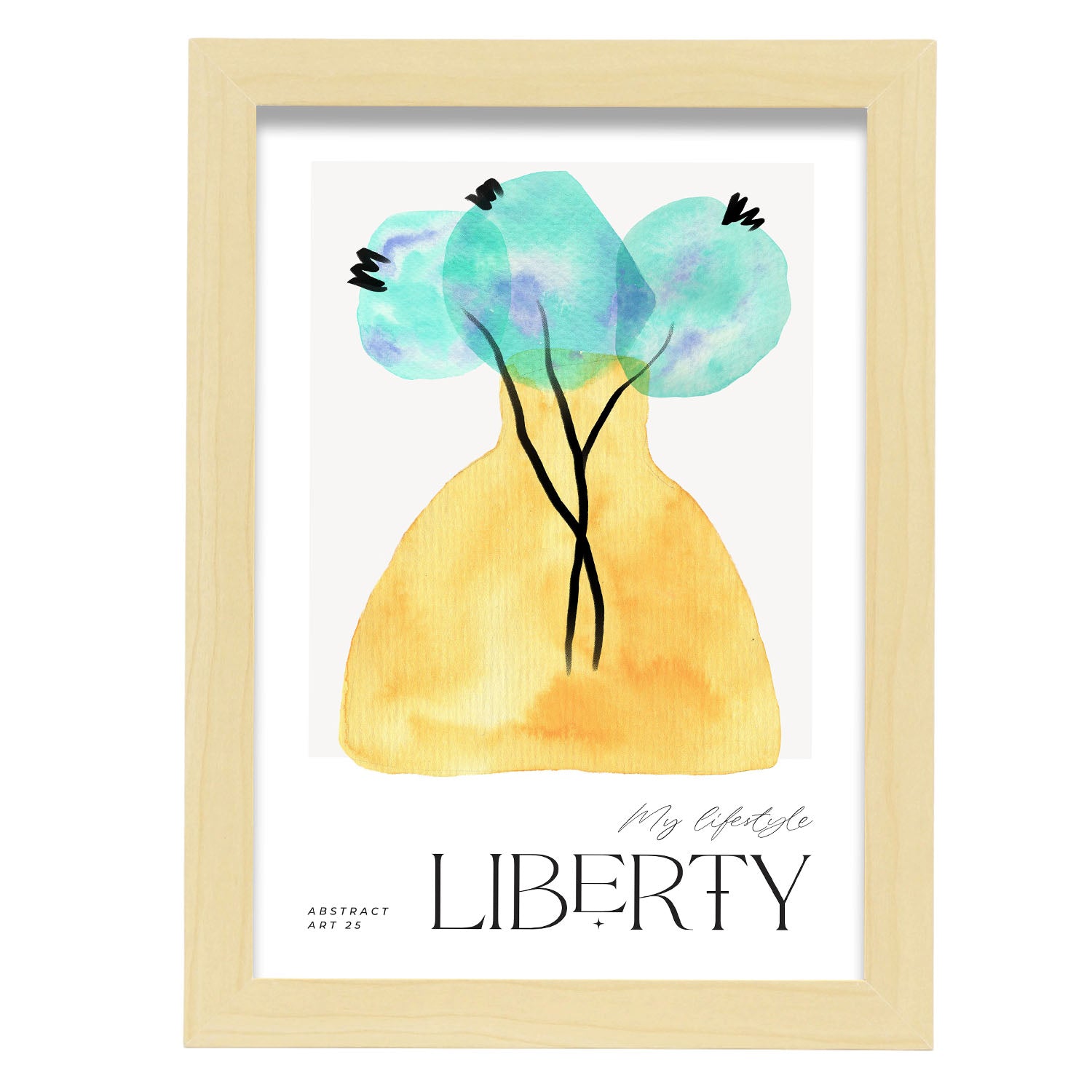 Liberty-Artwork-Nacnic-A4-Marco Madera clara-Nacnic Estudio SL