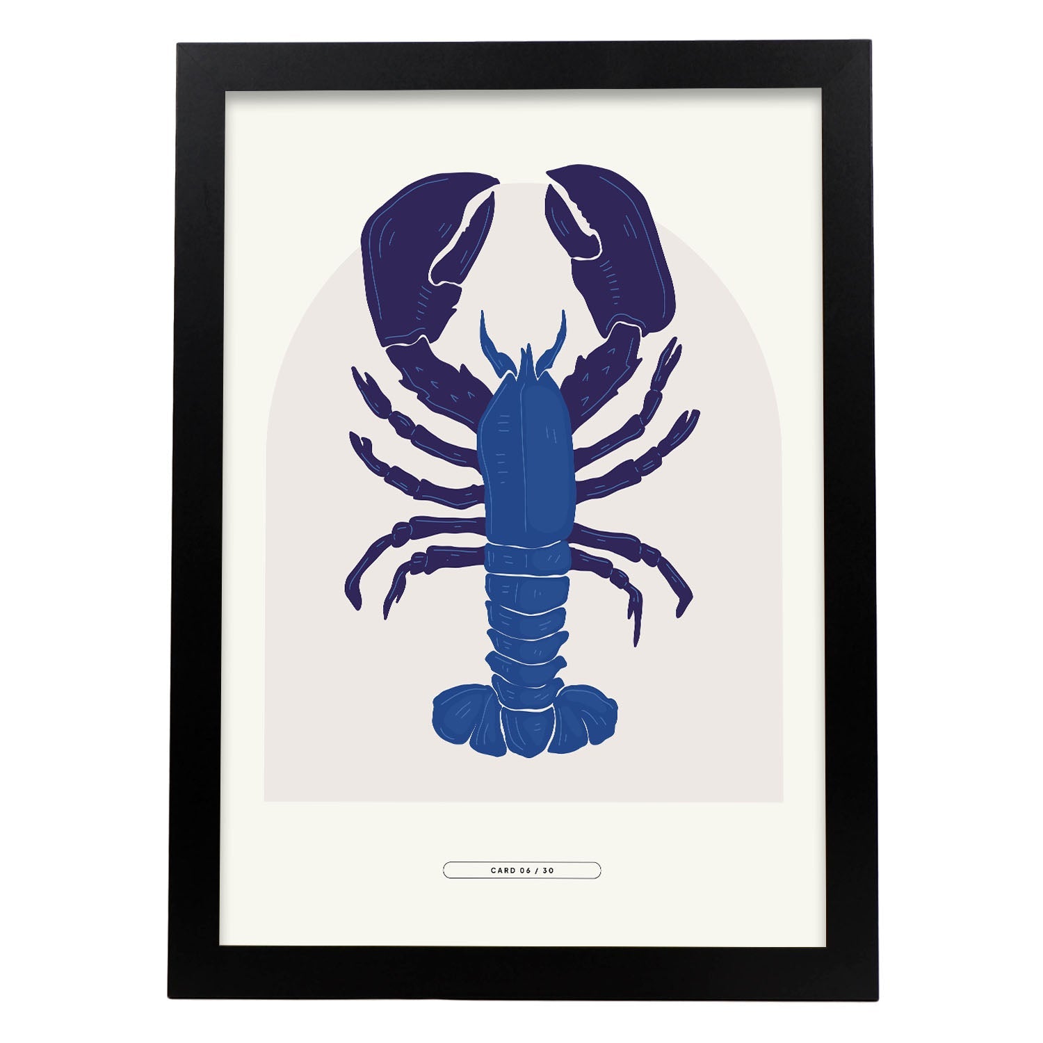 Lobster-Artwork-Nacnic-A3-Sin marco-Nacnic Estudio SL