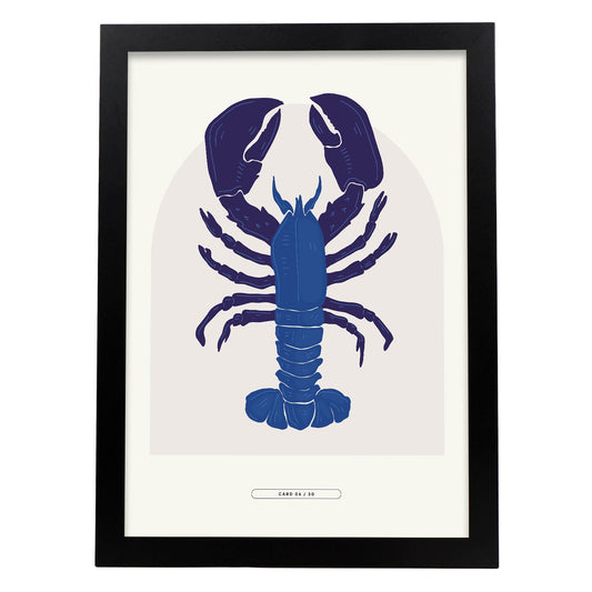 Lobster-Artwork-Nacnic-A3-Sin marco-Nacnic Estudio SL