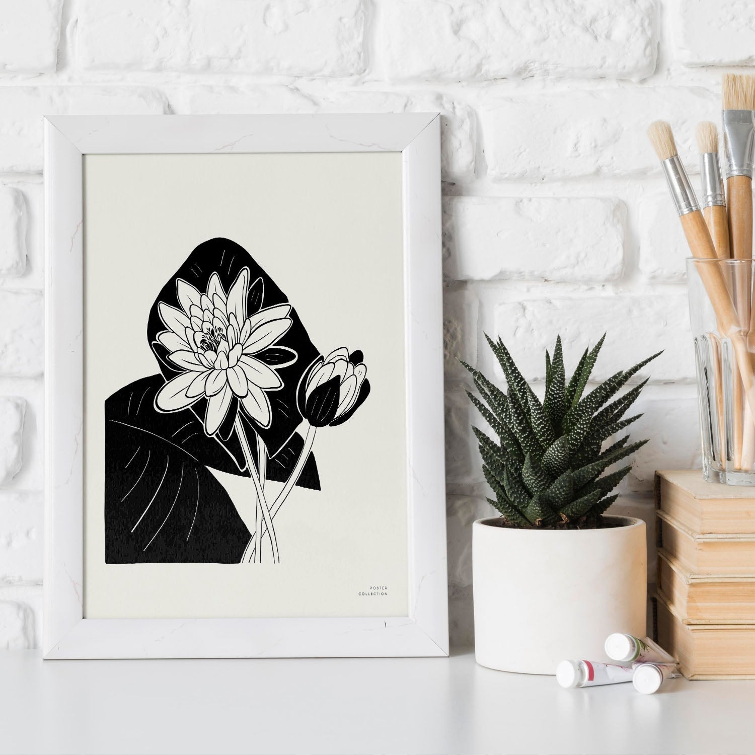 Lotus Floweres-Artwork-Nacnic-Nacnic Estudio SL