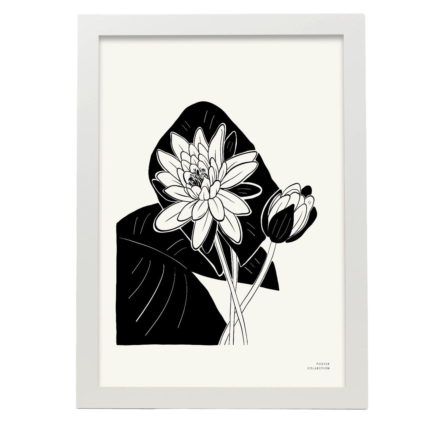 Lotus Floweres-Artwork-Nacnic-A3-Marco Blanco-Nacnic Estudio SL