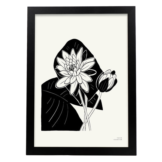 Lotus Floweres-Artwork-Nacnic-A3-Sin marco-Nacnic Estudio SL