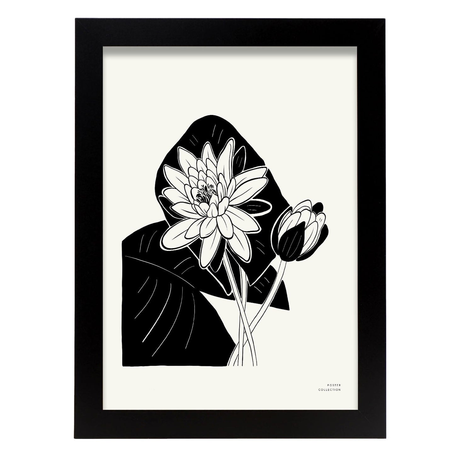 Lotus Floweres-Artwork-Nacnic-A4-Sin marco-Nacnic Estudio SL