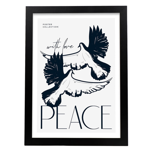 Love Doves-Artwork-Nacnic-A3-Sin marco-Nacnic Estudio SL