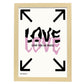 Love you so much-Artwork-Nacnic-A3-Marco Madera clara-Nacnic Estudio SL