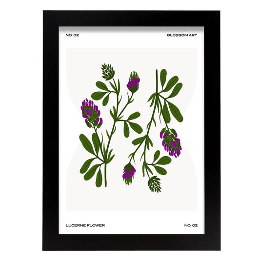 Lucerne Flower-Artwork-Nacnic-A4-Sin marco-Nacnic Estudio SL