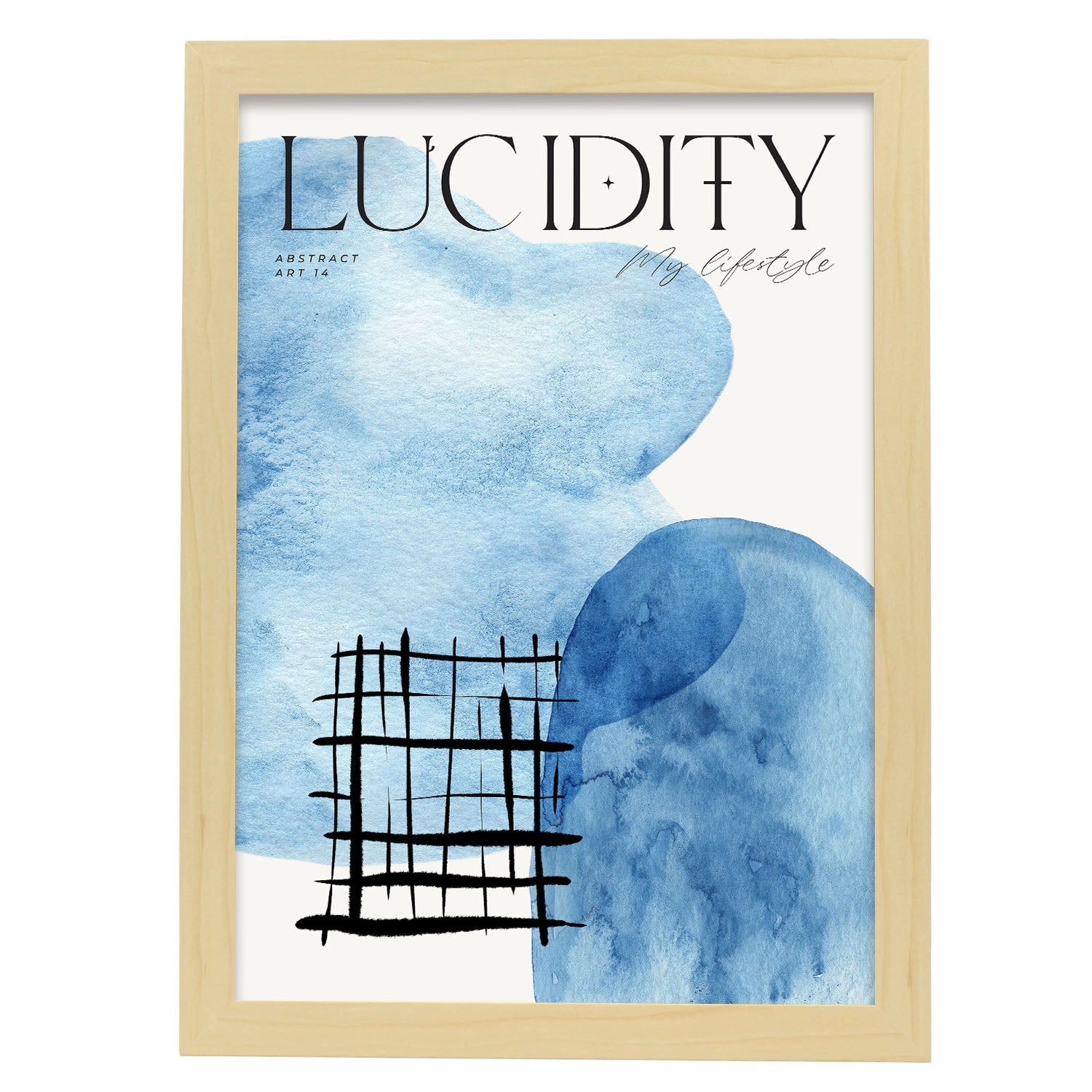 Lucidity-Artwork-Nacnic-A3-Marco Madera clara-Nacnic Estudio SL