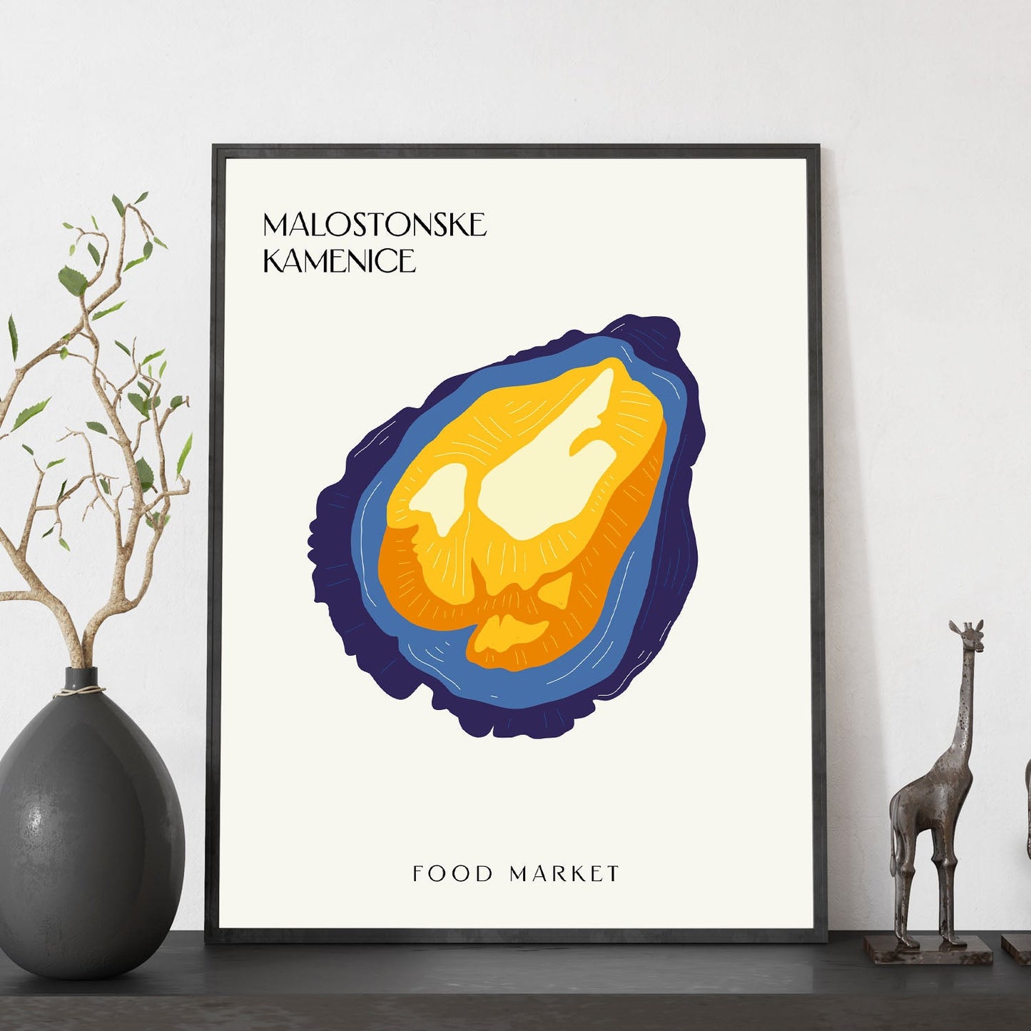 Mali Ston Oyster-Artwork-Nacnic-Nacnic Estudio SL