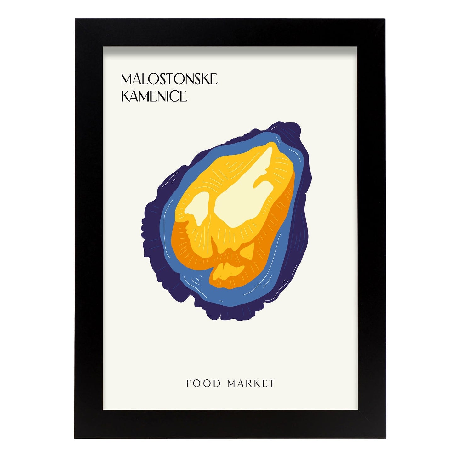 Mali Ston Oyster-Artwork-Nacnic-A4-Sin marco-Nacnic Estudio SL