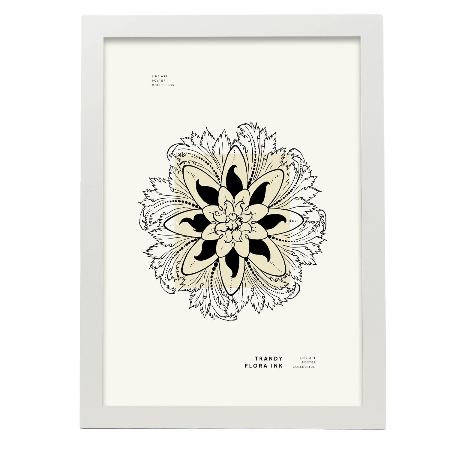 Mandala Flower-Artwork-Nacnic-A3-Marco Blanco-Nacnic Estudio SL