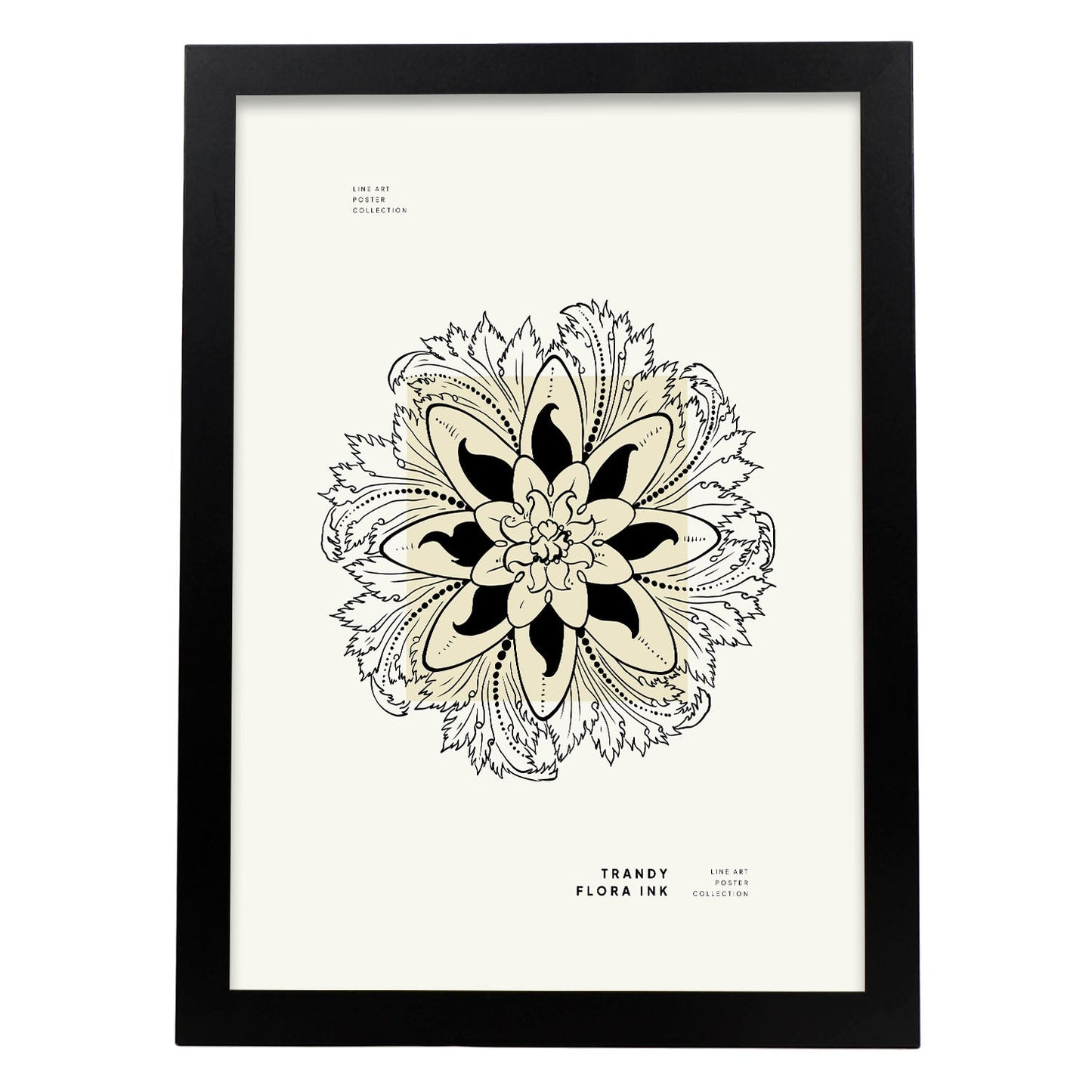 Mandala Flower-Artwork-Nacnic-A3-Sin marco-Nacnic Estudio SL