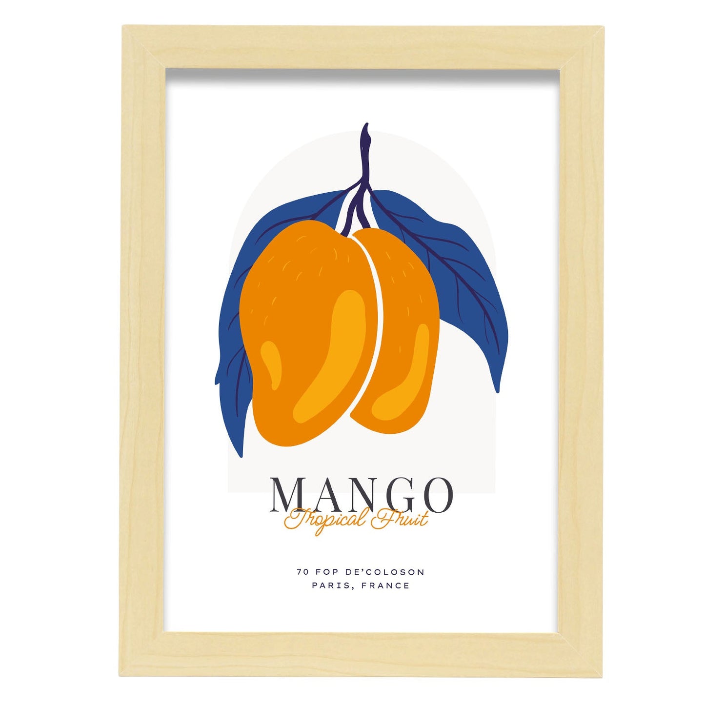 Mango-Artwork-Nacnic-A4-Marco Madera clara-Nacnic Estudio SL