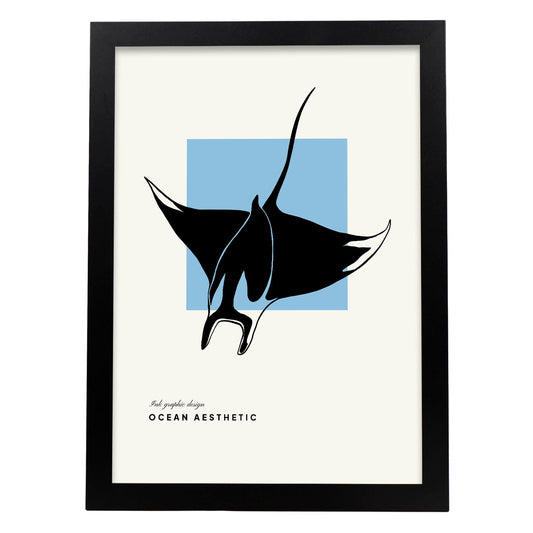 Manta Ray-Artwork-Nacnic-A3-Sin marco-Nacnic Estudio SL