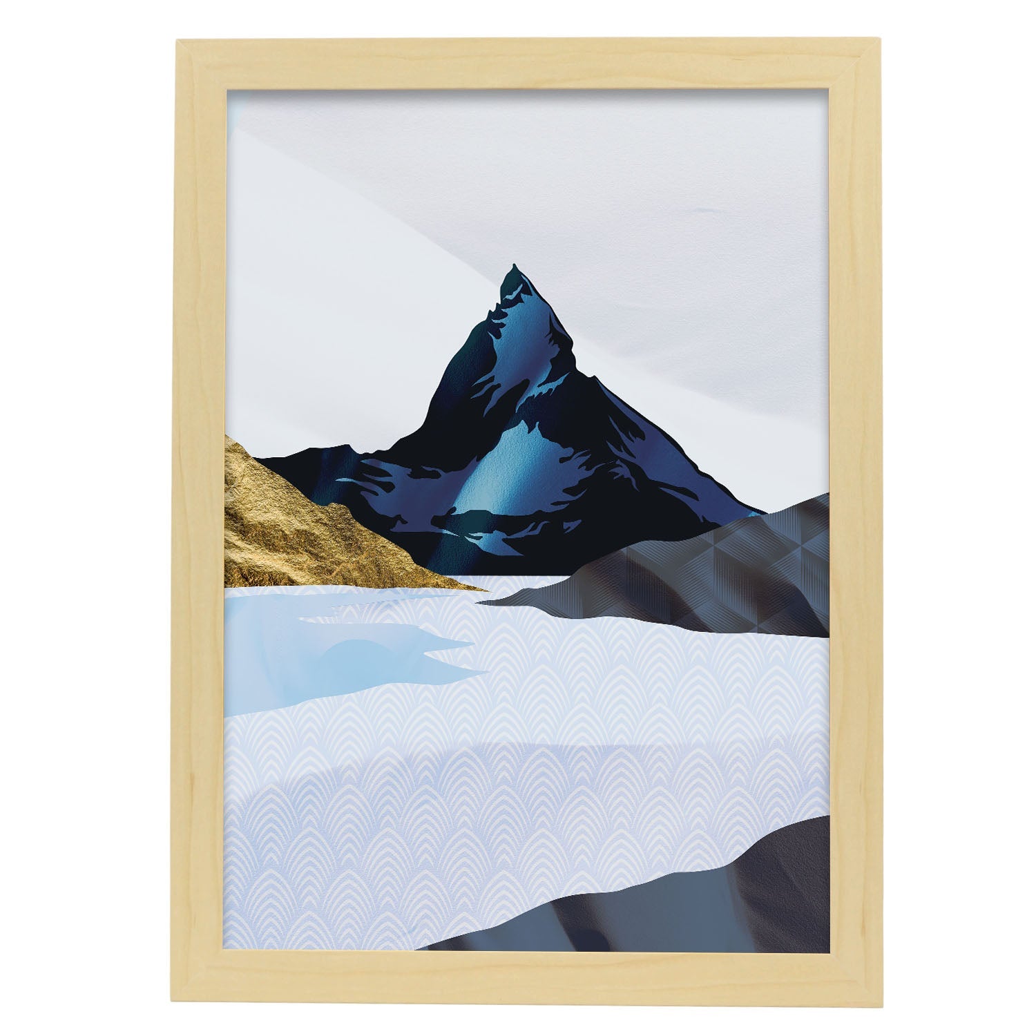Matterhorn-Artwork-Nacnic-A3-Marco Madera clara-Nacnic Estudio SL