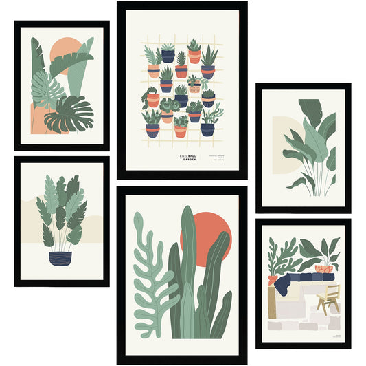 Minimalism Posters in Pastel Colours. Desert Plants.-Artwork-Nacnic-Nacnic Estudio SL