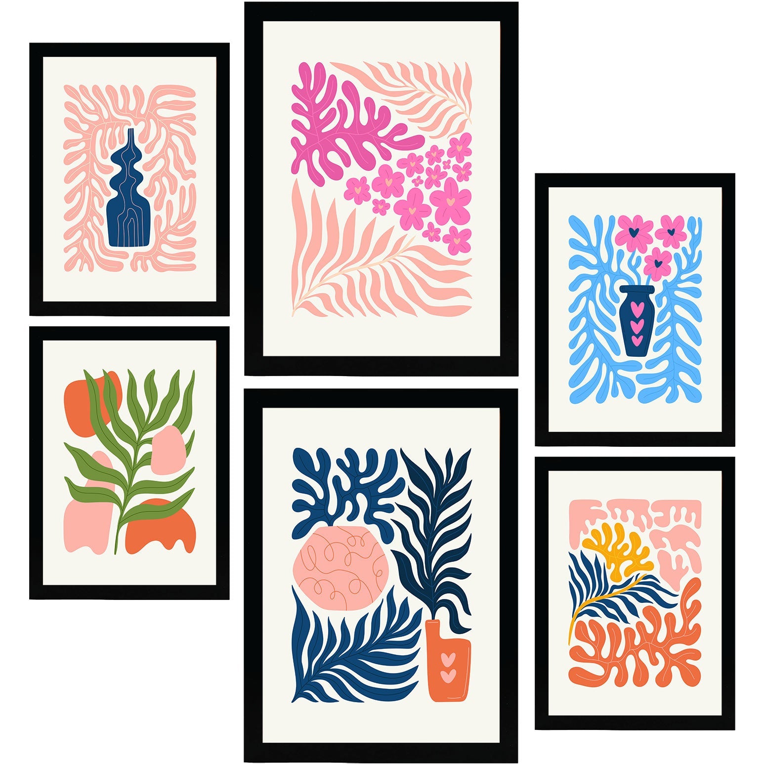 Minimalism Posters in Pastel Colours. Flower Power.-Artwork-Nacnic-Nacnic Estudio SL