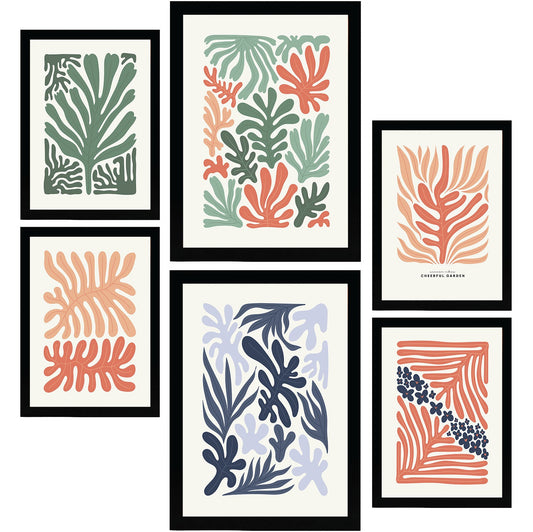 Minimalism Posters in Pastel Colours. Plant Patterns.-Artwork-Nacnic-Nacnic Estudio SL