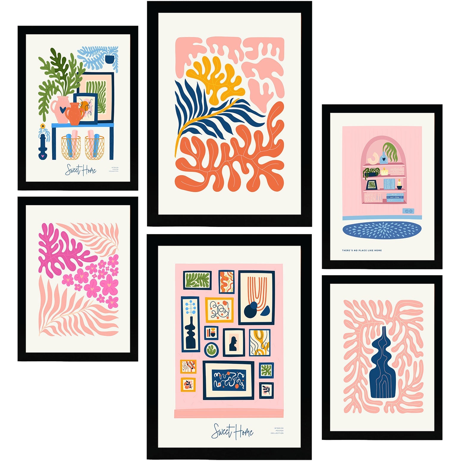 Minimalism Posters in Pastel Colours. Sweet Home.-Artwork-Nacnic-Nacnic Estudio SL