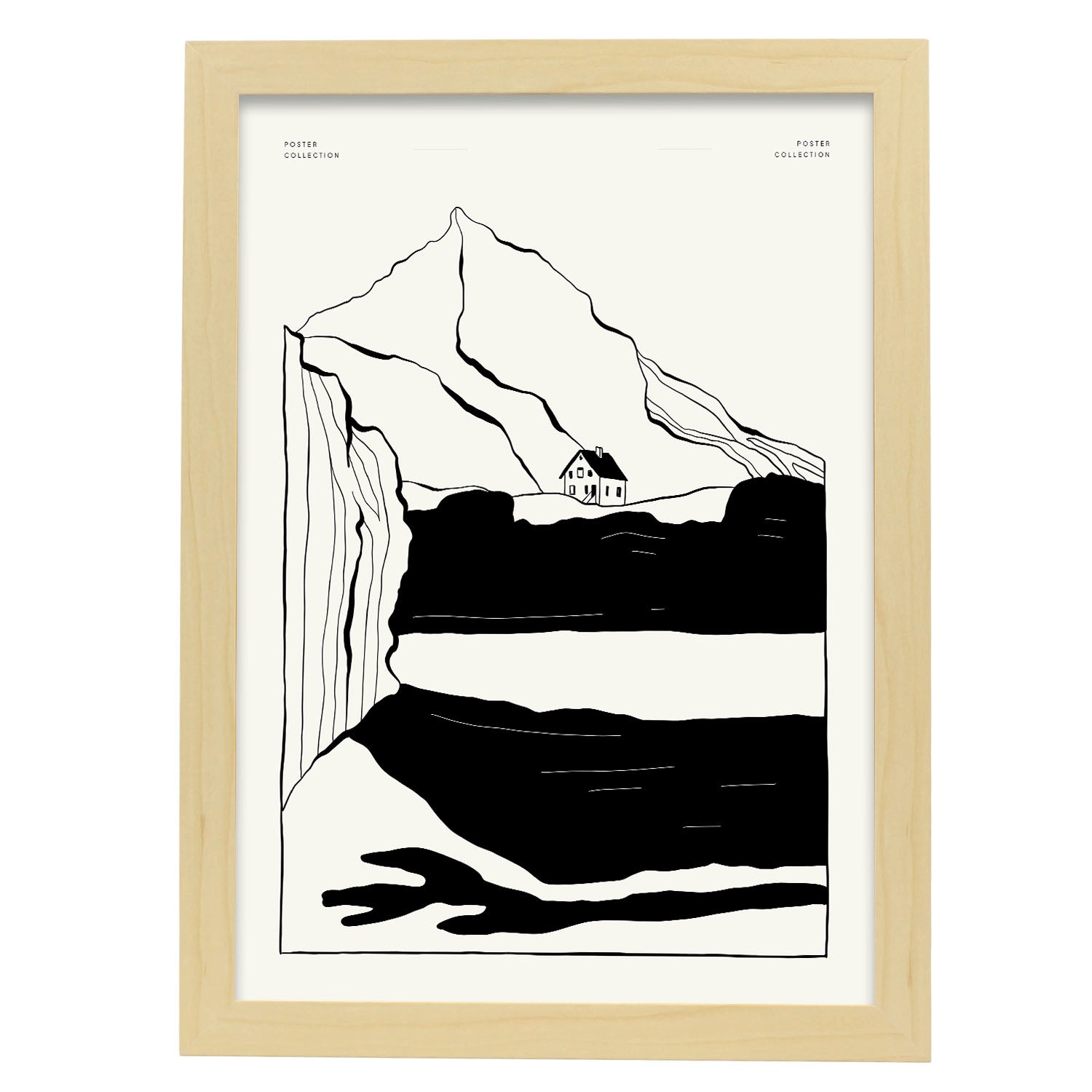 Mountain House-Artwork-Nacnic-A3-Marco Madera clara-Nacnic Estudio SL