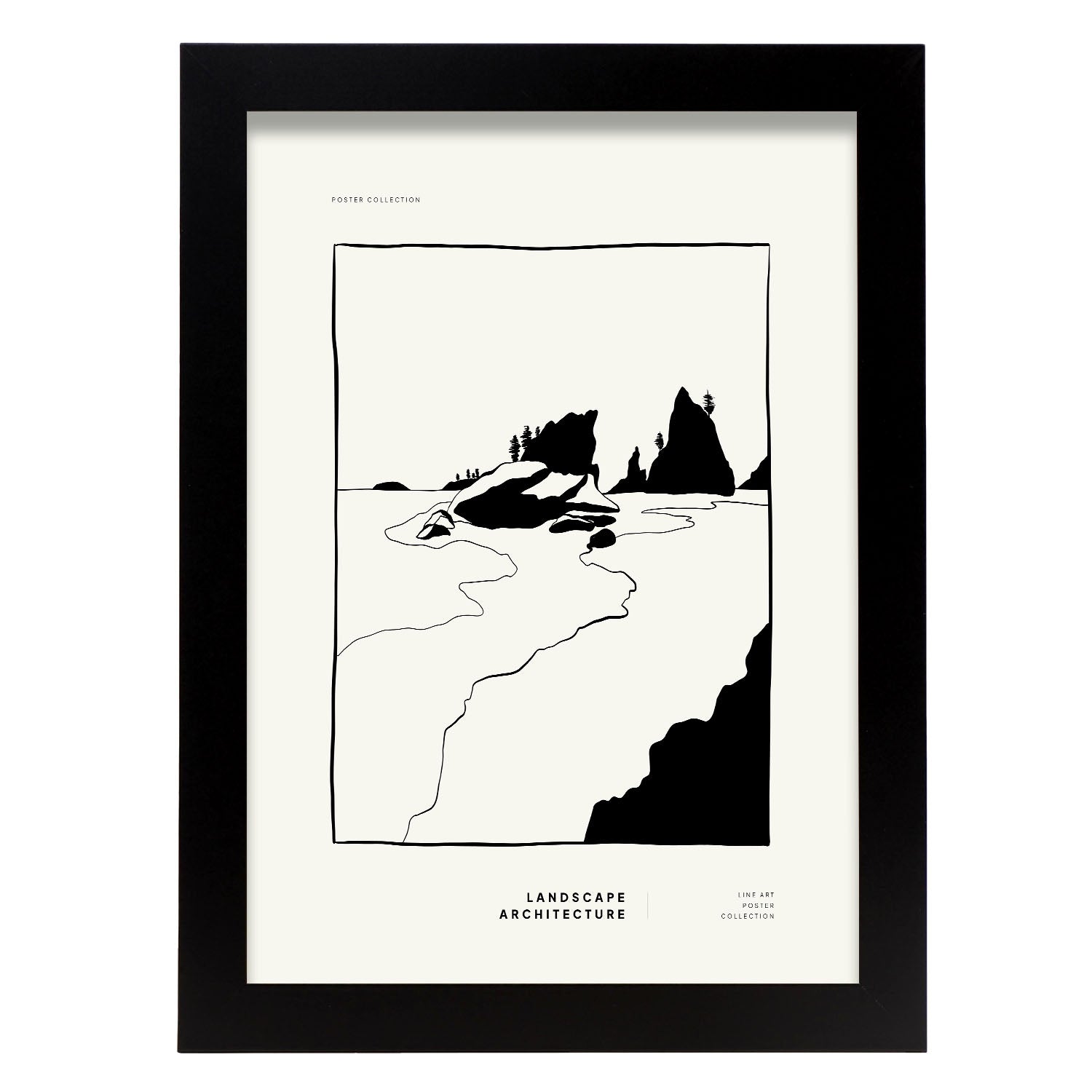 Mountain ocean-Artwork-Nacnic-A4-Sin marco-Nacnic Estudio SL