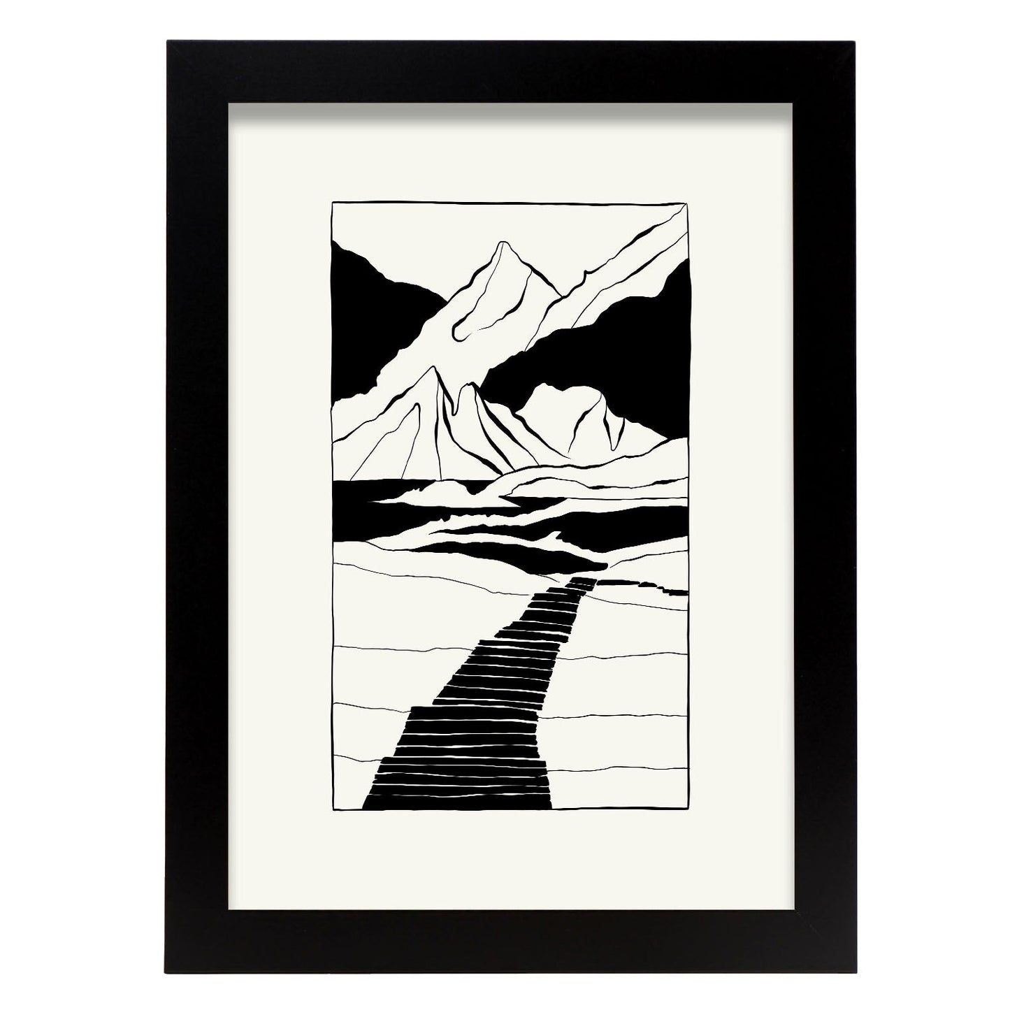 Mountain Pavement-Artwork-Nacnic-A4-Sin marco-Nacnic Estudio SL