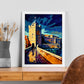 Muros de la ciudad de Dubrovnik Nacnic Dubrovnik Croacia Pintura al óleo. Estampados de arte de pared estético para el diseño de dormitorio o sala de estar.-Artwork-Nacnic-Nacnic Estudio SL