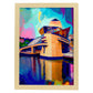 Museo Nacnic Guggenheim Bilbao España Pintura al óleo ST. Estampados de arte de pared estético para el diseño de dormitorio o sala de estar.-Artwork-Nacnic-A4-Marco Madera clara-Nacnic Estudio SL