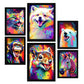 Nacnic Set Abstracto de Animales_1 Laminas para Dormitorio