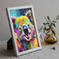 Lámina Nacnic Abstracto Koala Sonriente Estilo Lisa Fran