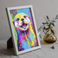 Lámina Nacnic de Nutria Sonriente en Estilo Lisa Fran Abstracto