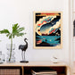 Nacnic Abstract Surreal Ukiyo 10. estampados de arte estético de pared para el diseño de dormitorio o sala de estar.-Artwork-Nacnic-Nacnic Estudio SL