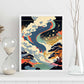 Nacnic Abstract Surreal Ukiyo 11. estampados de arte estético de pared para el diseño de dormitorio o sala de estar.-Artwork-Nacnic-Nacnic Estudio SL