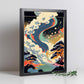 Nacnic Abstract Surreal Ukiyo 11. estampados de arte estético de pared para el diseño de dormitorio o sala de estar.-Artwork-Nacnic-Nacnic Estudio SL