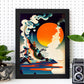 Nacnic Abstract Surreal Ukiyo 12. estampados de arte estético de pared para el diseño de dormitorio o sala de estar.-Artwork-Nacnic-Nacnic Estudio SL