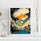 Nacnic Abstract Surreal Ukiyo 13. estampados de arte estético de pared para el diseño de dormitorio o sala de estar.-Artwork-Nacnic-Nacnic Estudio SL