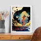 Nacnic Abstract Surreal Ukiyo 14. estampados de arte estético de pared para el diseño de dormitorio o sala de estar.-Artwork-Nacnic-Nacnic Estudio SL