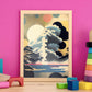 Nacnic Abstract Surreal Ukiyo 15. estampados de arte estético de pared para el diseño de dormitorio o sala de estar.-Artwork-Nacnic-Nacnic Estudio SL
