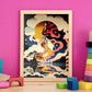 Nacnic Abstract Surreal Ukiyo 17. estampados de arte estético de pared para el diseño de dormitorio o sala de estar.-Artwork-Nacnic-Nacnic Estudio SL