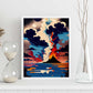Nacnic Abstract Surreal Ukiyo 19. estampados de arte estético de pared para el diseño de dormitorio o sala de estar.-Artwork-Nacnic-Nacnic Estudio SL