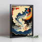 Nacnic Abstract Surreal Ukiyo 24. estampados de arte estético de pared para el diseño de dormitorio o sala de estar.-Artwork-Nacnic-Nacnic Estudio SL